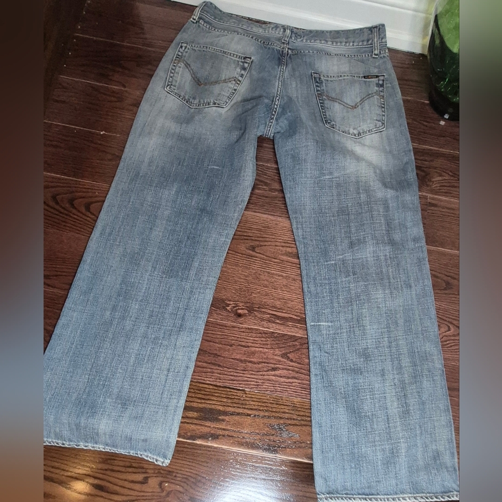 Energie Men's Light Blue Bootcut Jeans - Picture 10 of 11